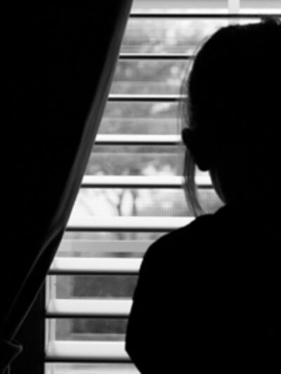 Child in shadows