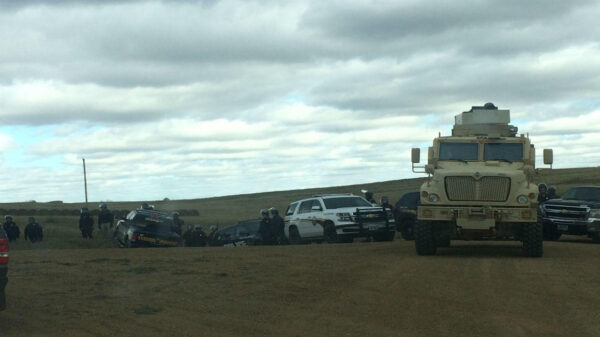 DAPL Protest Road Block