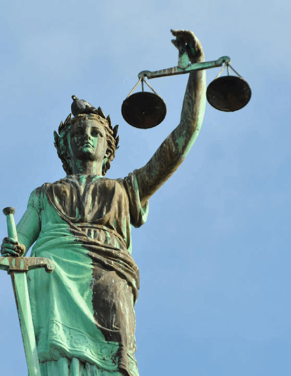 Justice, head on photo