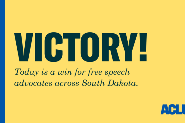 A victory for free speech