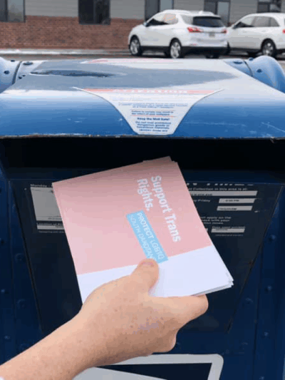 Submitting post cards