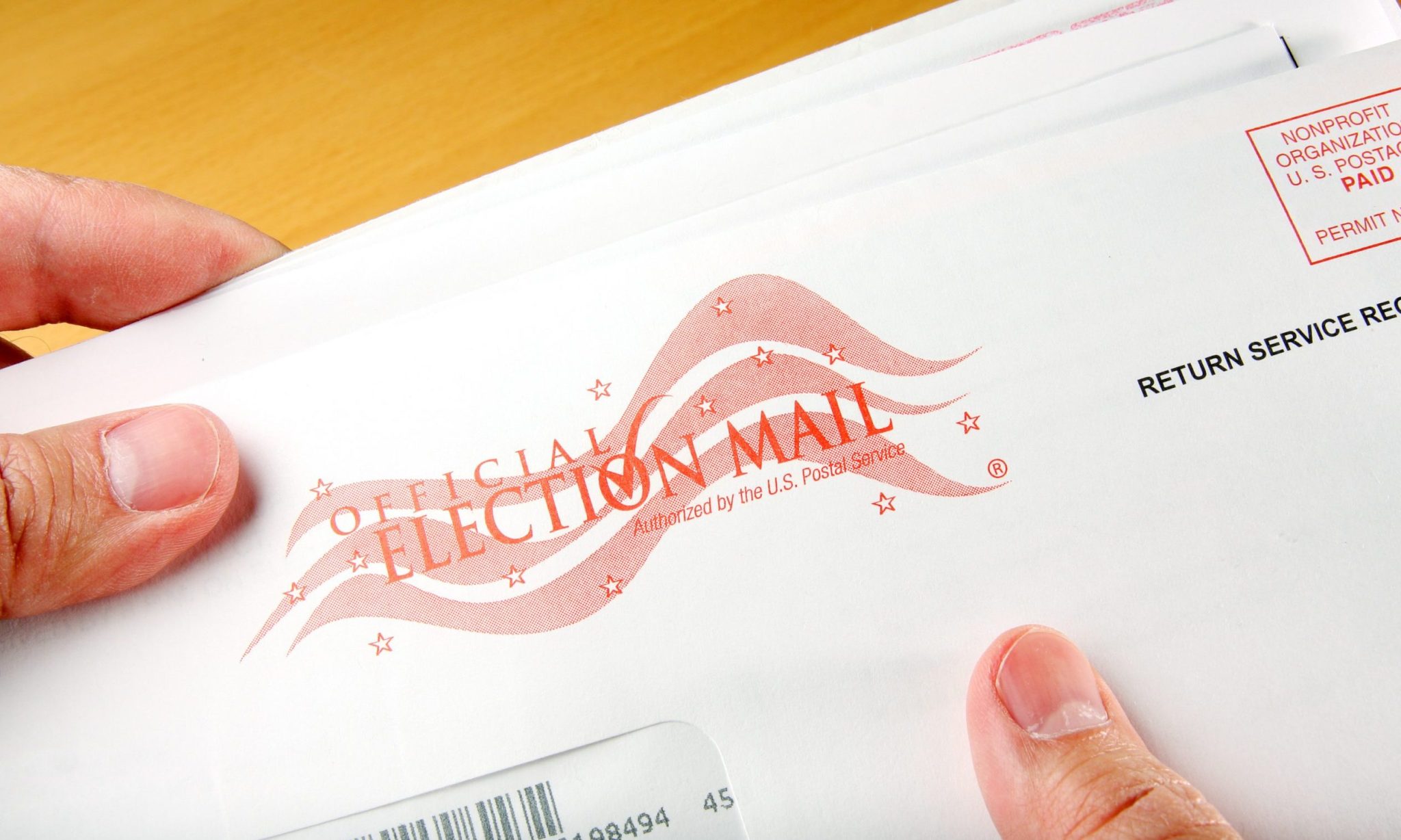 Image of voting by mail