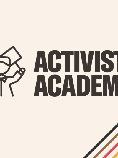 Web activist academy banner