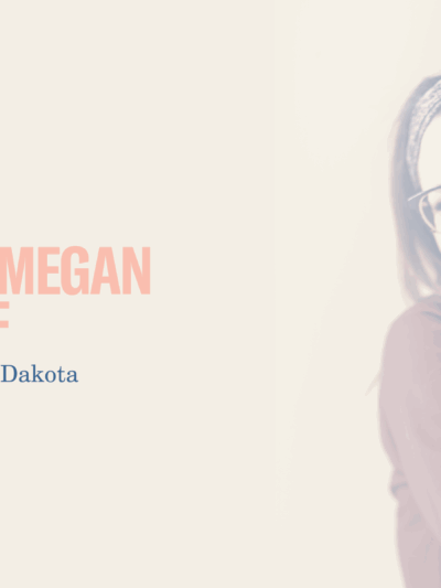 We the People Banner - Megan Skaff with their cat Topanga