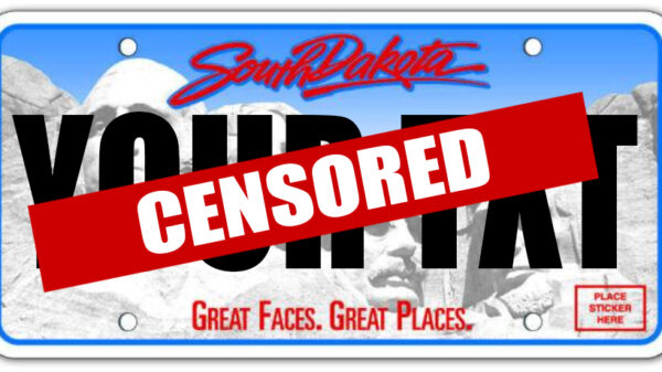 Censored vanity plate