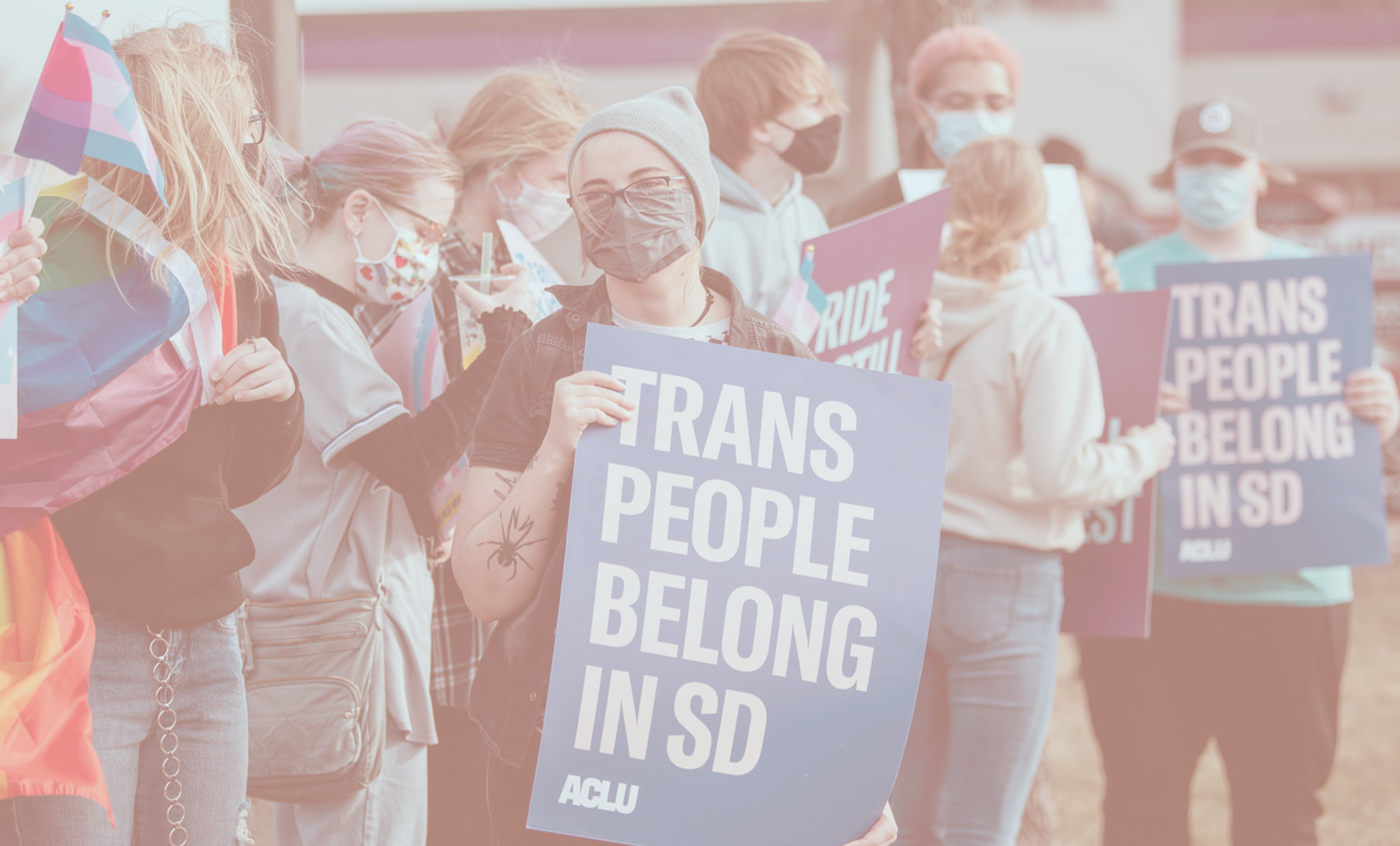 trans people belong in sd poster