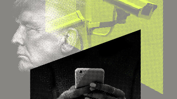 A collage of images pertaining to data privacy.