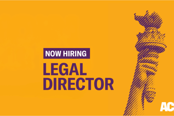 Now Hiring Legal Director