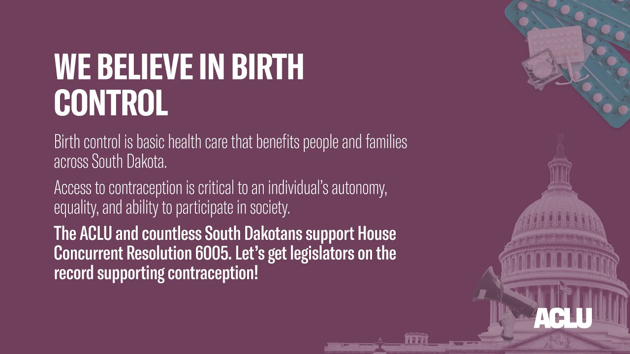 South Dakotans Believe in Birth Control