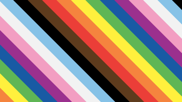 Rainbow Pride stripes