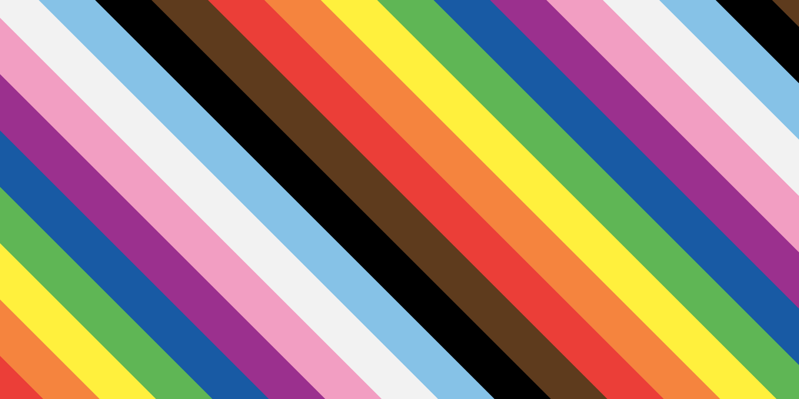 Rainbow Pride stripes