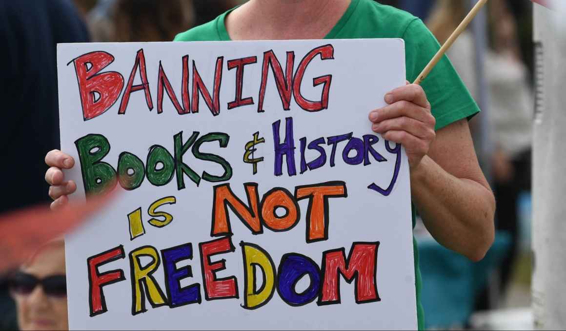 banning books and history is not freedom