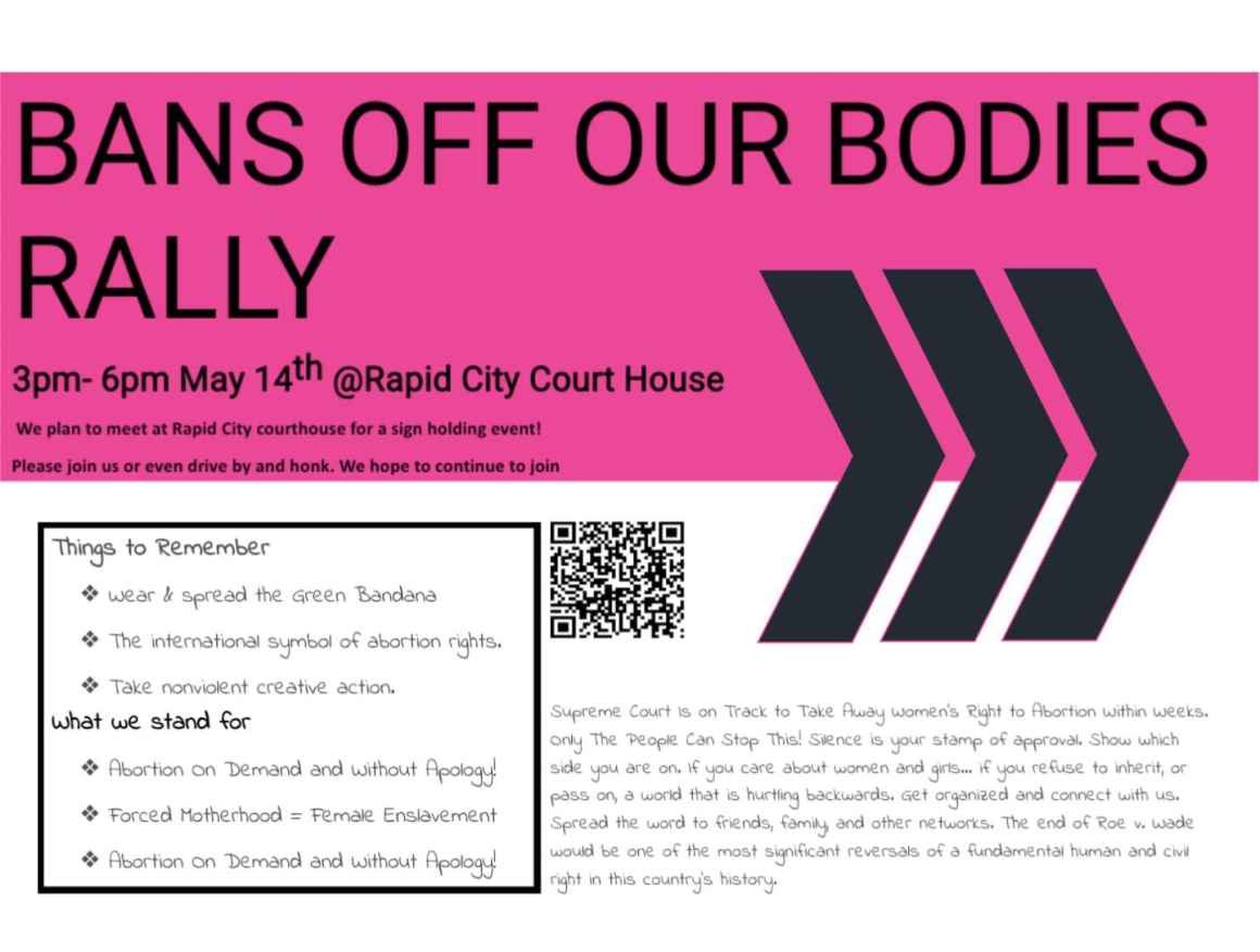 Bans off our bodies graphic - Rapid City