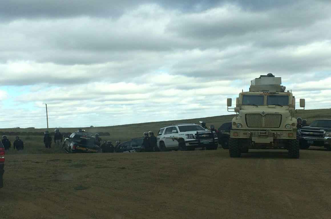 DAPL Protest Road Block