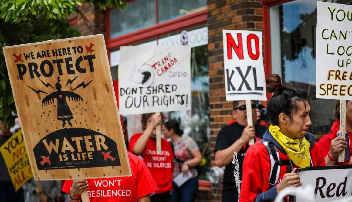 KXL protest in rapid city