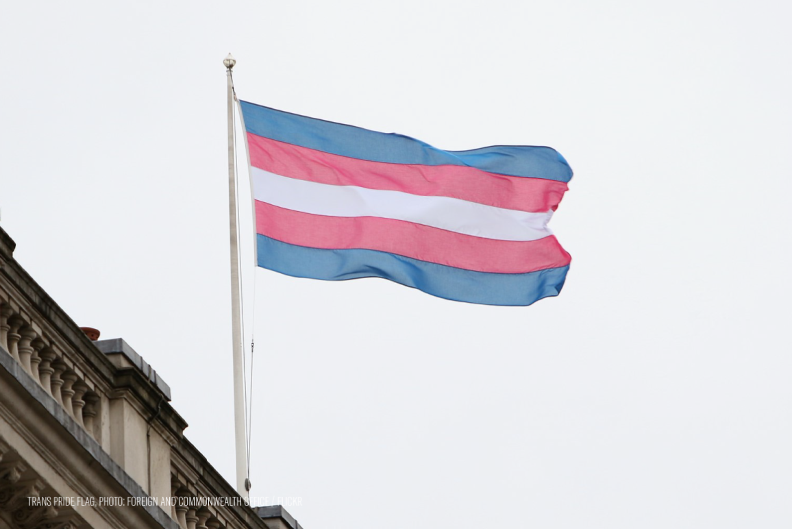 Trans pride flag