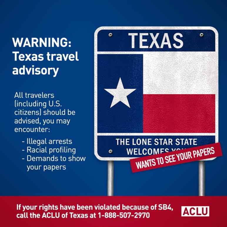 Texas Travel Advisory