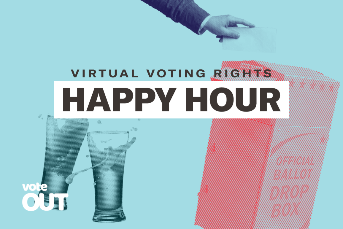 Voting rights happy hour image 