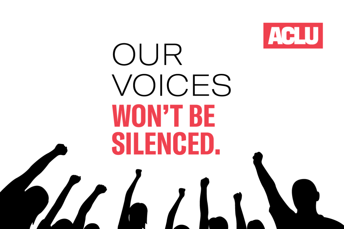 Our Voices Wont Be Silenced Graphic