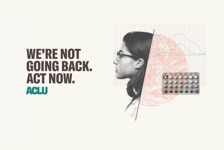 We're not going back. Act now! - banner
