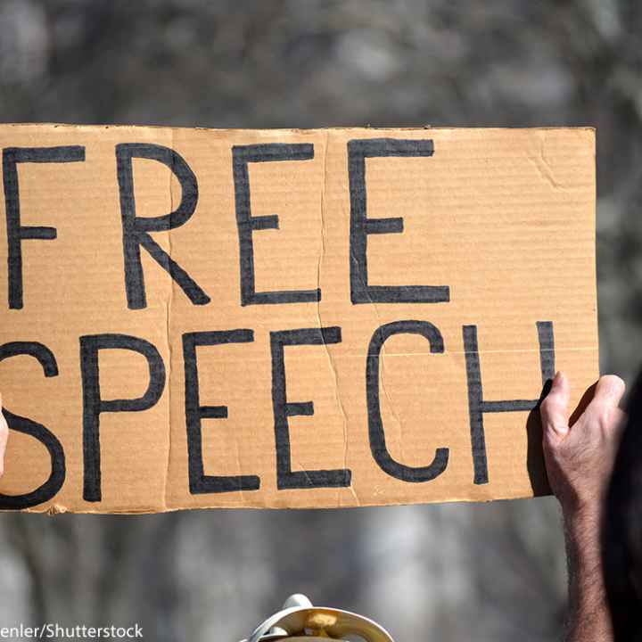 Free speech sign